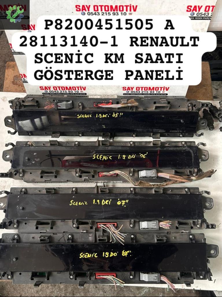 Renault Scenic Gösterge Paneli çıkma parça