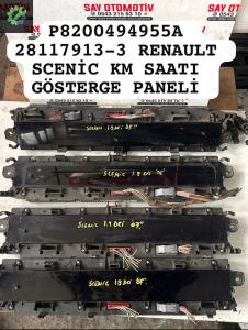 P8200494955A 28117913-3 RENAULT SCENİC KM SAATI GÖSTERGE PANELİ