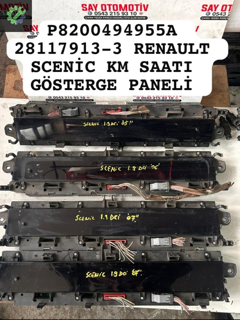Renault Scenic Gösterge Paneli çıkma parça