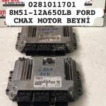 8M51-12A650LC 0281011701 8M51-12A650LB FORD CMAX MOTOR BEYNİ