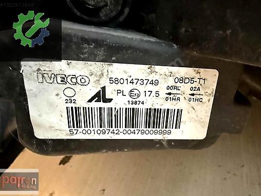 IVECO 35 Sağ Ön Far 5801473749 çıkma parça