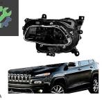 JEEP CHEROKEE KL 2014-2018 ÖN FAR (SİYAH) SOL SIFIR 68102849AG