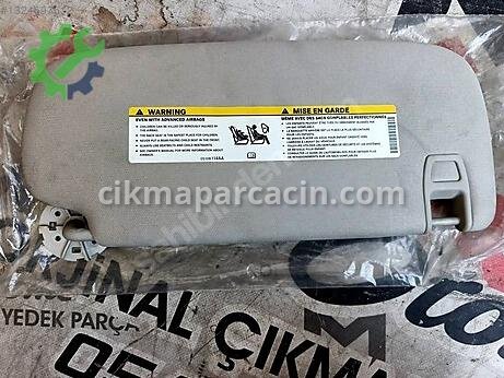 Jeep Cherokee Sağ Güneşlik çıkma parça