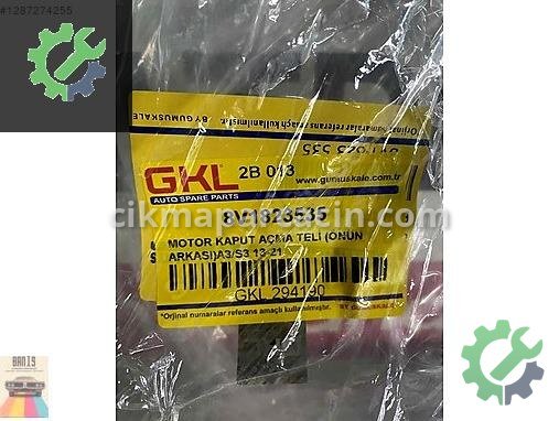 Audi A3 Kaput 8V1823535 çıkma parça