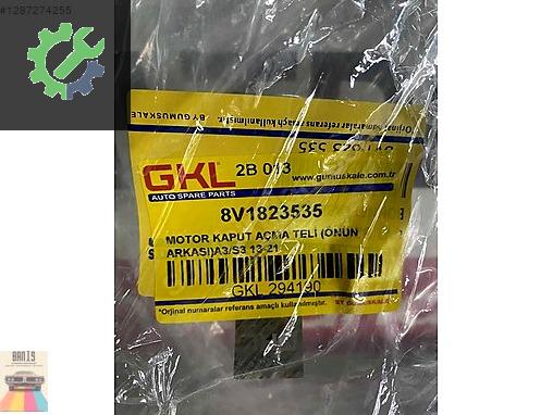 Audi A3 Kaput 8V1823535 çıkma parça