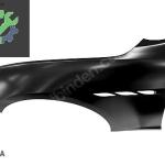 MASERATİ GHİBLİ 2013-2024 ÖN ÇAMURLUK SOL (ALÜMİNYUM) SIFIR