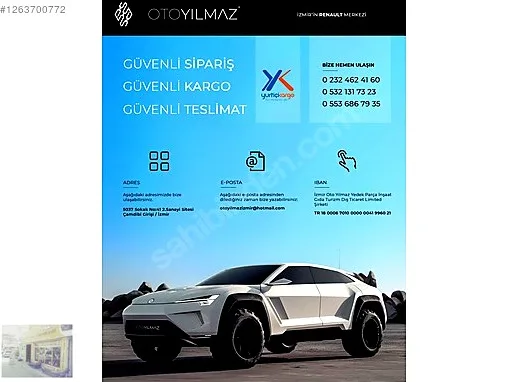 Renault Megane Klima Kontrol Paneli çıkma parça