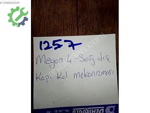 Renault Megane Sağ Dış Kapı Kolu çıkma parça