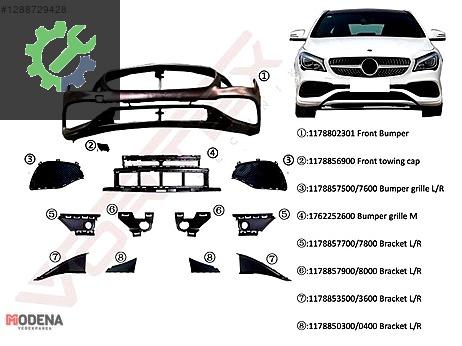 MERCEDES-BENZ CLA SERİ W117 AMG 2016- ÖN TAMPON KOMPLE SET SIFIR
