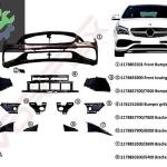 MERCEDES-BENZ CLA SERİ W117 AMG 2016- ÖN TAMPON KOMPLE SET SIFIR
