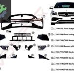 MERCEDES-BENZ CLA SERİ W117 AMG 2016- ÖN TAMPON KOMPLE SET SIFIR