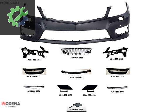 MERCEDES-BENZ C SERİSİ W204 2011- ÖN TAMPON AMG SET SIFIR