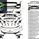 MERCEDES-BENZ C SERİSİ W206 AMG 2021- ÖN TAMPON KOMPLE SET SIFIR