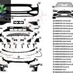 MERCEDES-BENZ C SERİSİ W206 AMG 2021- ÖN TAMPON KOMPLE SET SIFIR