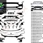 MERCEDES-BENZ C SERİSİ W206 AMG 2021- ÖN TAMPON KOMPLE SET SIFIR