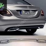 MERCEDES-BENZ C W205 2019- ARKA TAMPON SPOİLER ÇITASI KROM SIFIR
