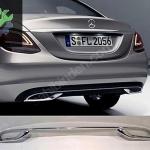 MERCEDES-BENZ C W205 2019- ARKA TAMPON SPOİLER ÇITASI KROM SIFIR