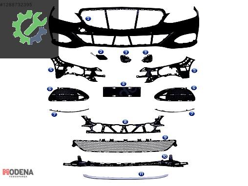 MERCEDES-BENZ E SERİSİ W212 2013- ÖN TAMPON KOMPLE SET SIFIR