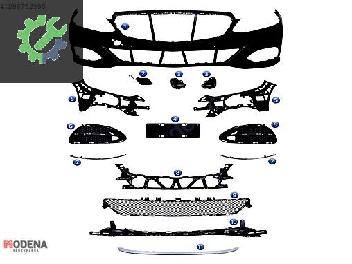 MERCEDES-BENZ E SERİSİ W212 2013- ÖN TAMPON KOMPLE SET SIFIR