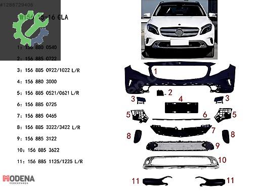 MERCEDES-BENZ GLA SERİ W156 AMG 2013- ÖN TAMPON KOMPLE SET SIFIR