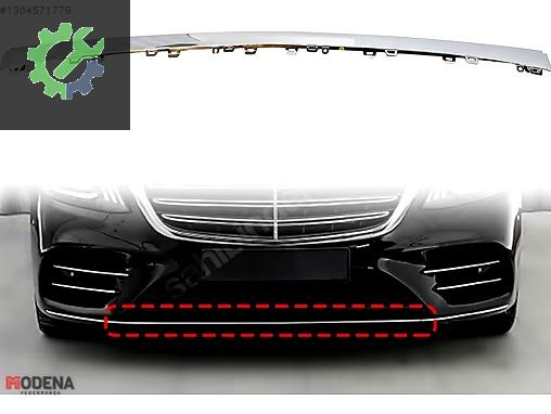 MERCEDES-BENZ S SERİSİ W222 2018- ÖN TAMPON ORTA NİKELAJI (AMG)