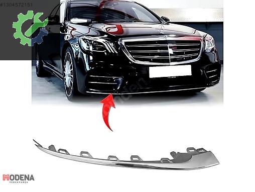 MERCEDES-BENZ S SERİSİ W222 2018- ÖN TAMPON SAĞ NİKELAJI (AMG)