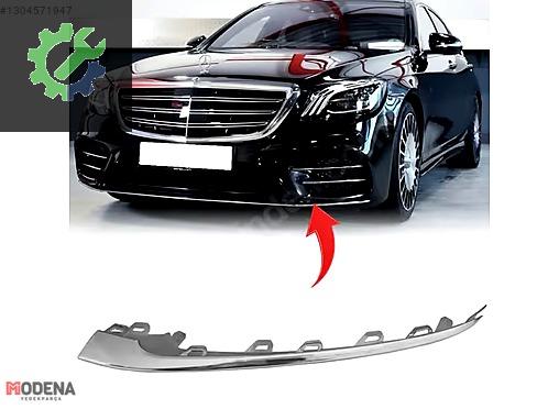 MERCEDES-BENZ S SERİSİ W222 2018- ÖN TAMPON SOL NİKELAJI (AMG)