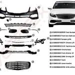 MERCEDES-BENZ W213 2020- ÖN TAMPON SETİ EXCLUSIVE PANJURLU SIFIR