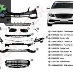 MERCEDES-BENZ W213 2020- ÖN TAMPON SETİ EXCLUSIVE PANJURLU SIFIR