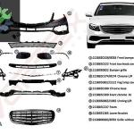 MERCEDES-BENZ W213 2020- ÖN TAMPON SETİ EXCLUSIVE PANJURLU SIFIR