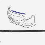 MERCEDES-BENZ W213/W205 2014- ÖN TAMPON ÜST FİTİLİ SIFIR