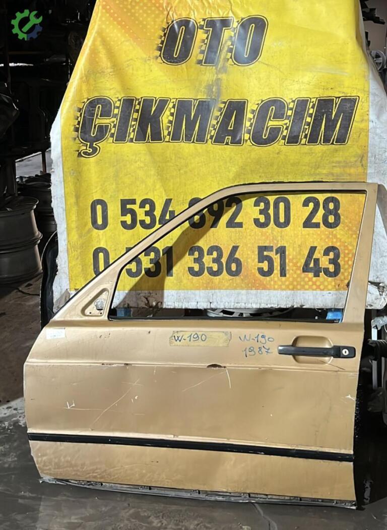 Mercedes-Benz 190 Sol Ön Kapı çıkma parça