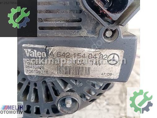 Mercedes-Benz 200 Şarj Dinamosu A6421540402 çıkma parça