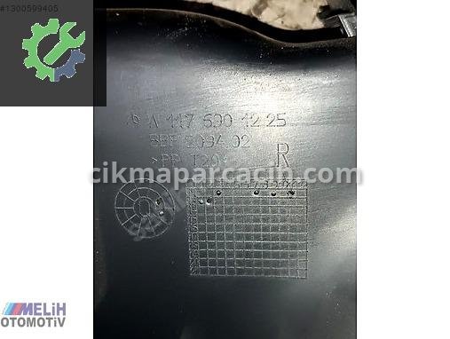 Mercedes-Benz CLA Arka Panel A1176901225 çıkma parça