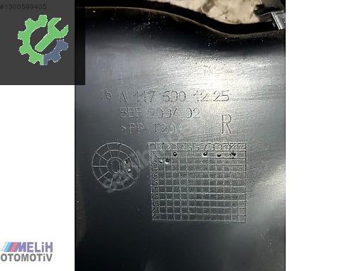 Mercedes-Benz CLA Arka Panel A1176901225 çıkma parça