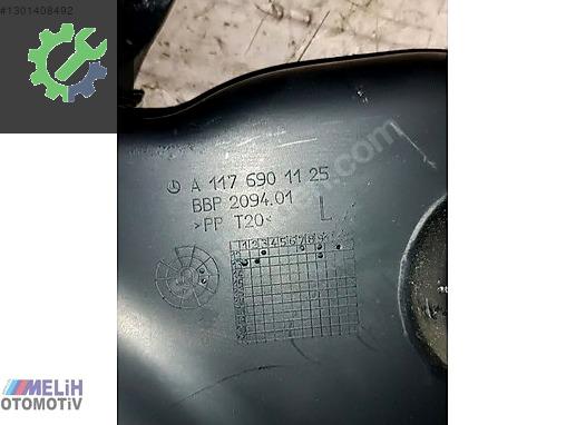 Mercedes-Benz CLA Arka Panel A1176901125 çıkma parça