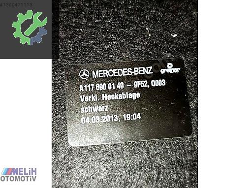 Mercedes-Benz CLA Bagaj Pandizot A1176900149 çıkma parça