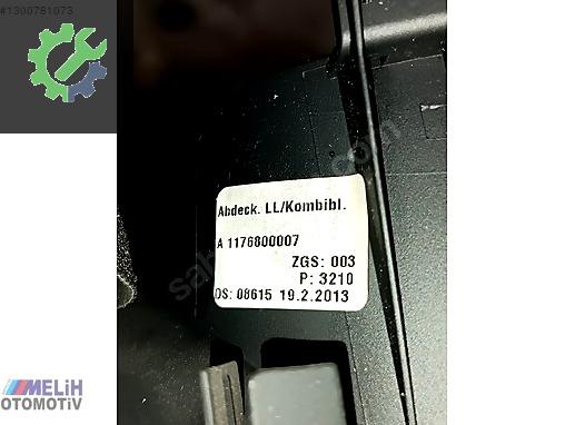 Mercedes-Benz CLA Gösterge A1176800007 çıkma parça