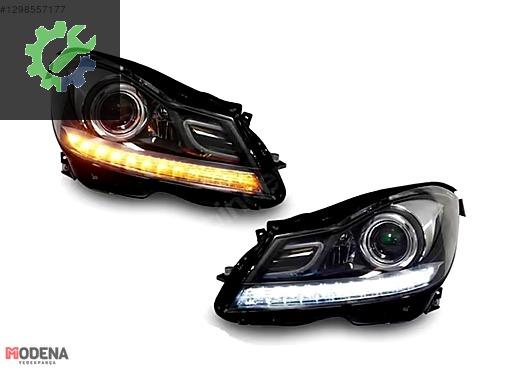 MERCEDES C W204 2011- ÖN FAR SET (HALOJENİ XENONA ÇEVİRME) SIFIR