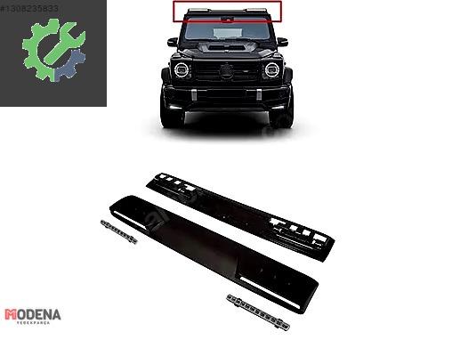 MERCEDES G SERİSİ W463 2008- ÖN TAVAN SPOYLERİ (LEDLERLE) BRABUS