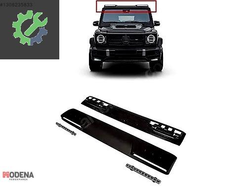 MERCEDES G SERİSİ W463 2008- ÖN TAVAN SPOYLERİ (LEDLERLE) BRABUS