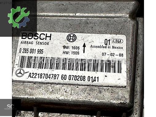 Mercedes-Benz S Serisi Airbag Beyni (SRS) A2218704787 çıkma parça