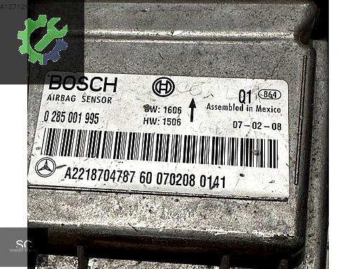 Mercedes-Benz S Serisi Airbag Beyni (SRS) A2218704787 çıkma parça