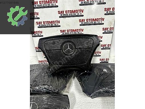 MERCEDES W124 W201 ORJ ÇIKMA DİREKSİYON AİRBAG SİYAH MAVİ RENK