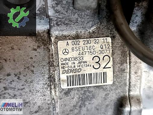 Mercedes-Benz 200 Klima Kompresörü A0022303211 çıkma parça