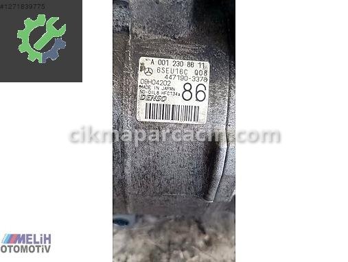 Mercedes-Benz EQA Klima Kompresörü A0012308611 çıkma parça