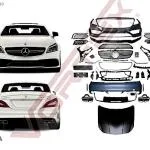 MERCEDES W218 2015- CLS 63 AMG BODY KIT KAPUTLU 2011-2018 UYUMLU