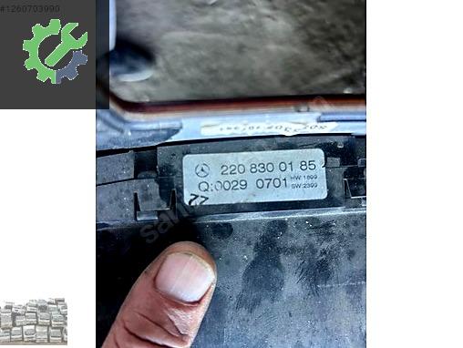 MERCEDES W220 KLİMA KALORİFER KONTROL PANELİ 2208300185
