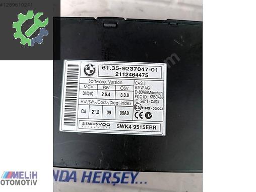 Mini Cooper Beyin 9237047 çıkma parça