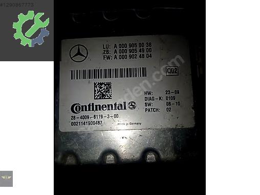 Mercedes-Benz EQA Beyin çıkma parça